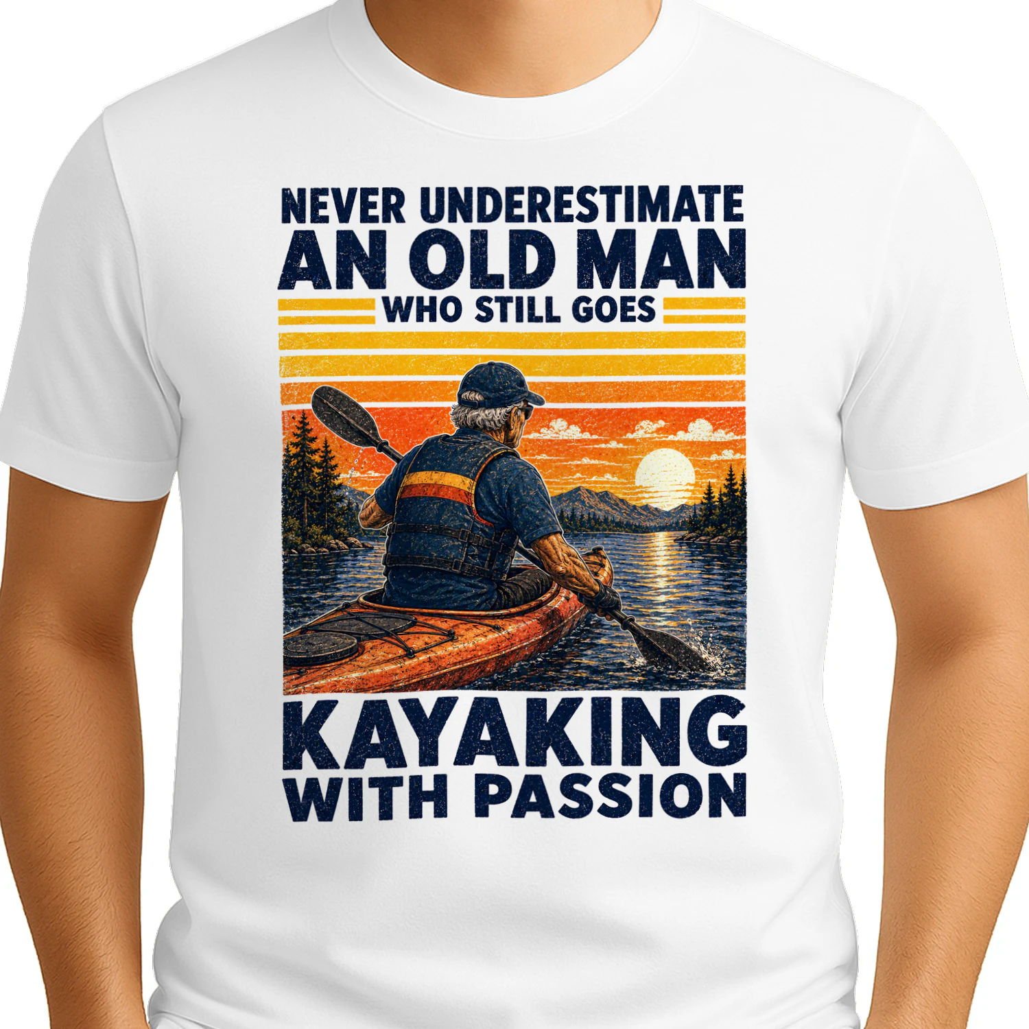 TEU1029 Man Kayaking