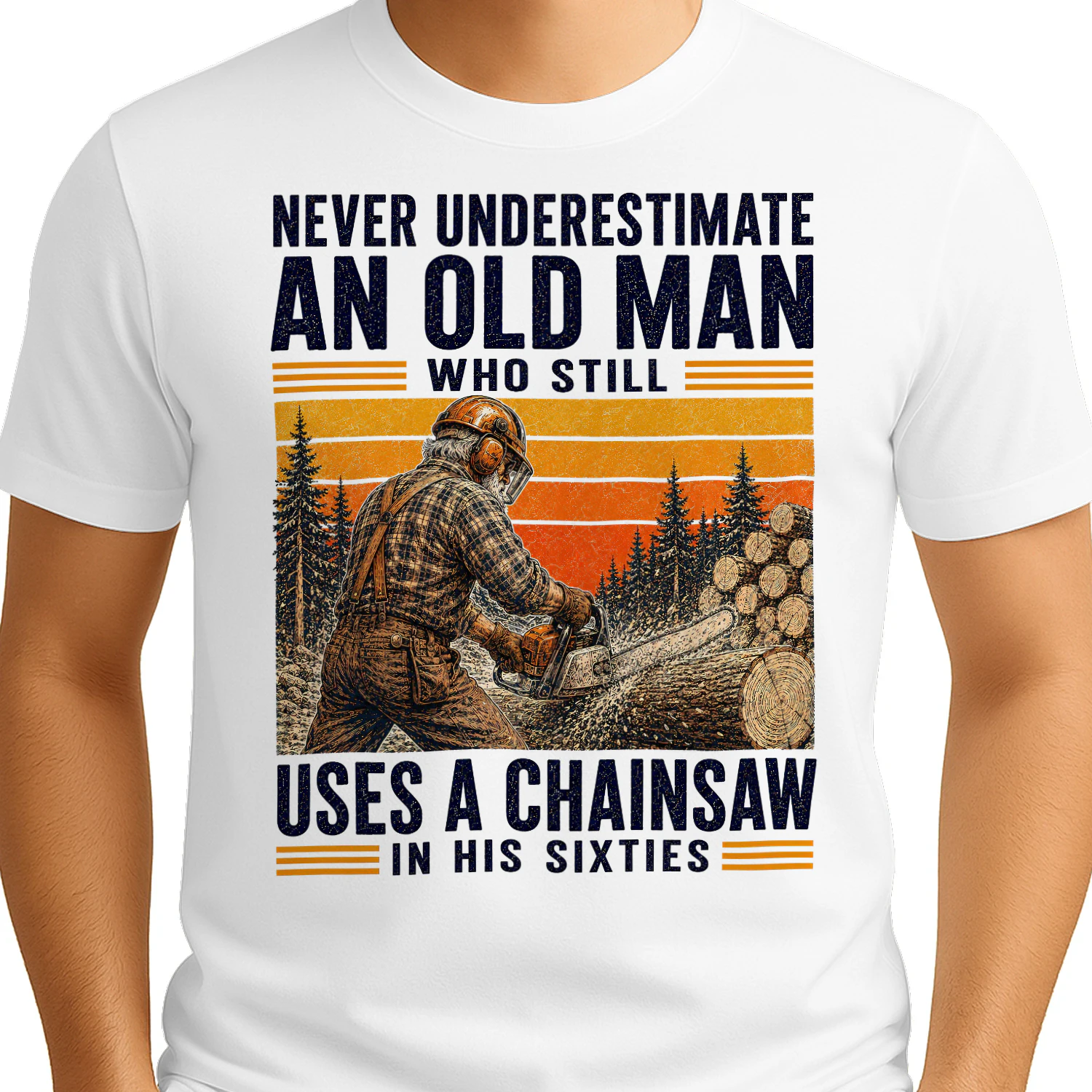 TEU0456 Uses A Chainsaw