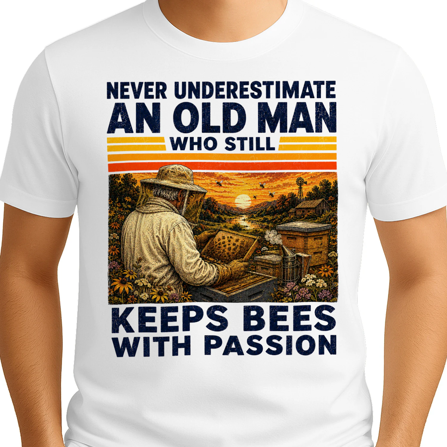 TEU1143 Man Keeps Bees