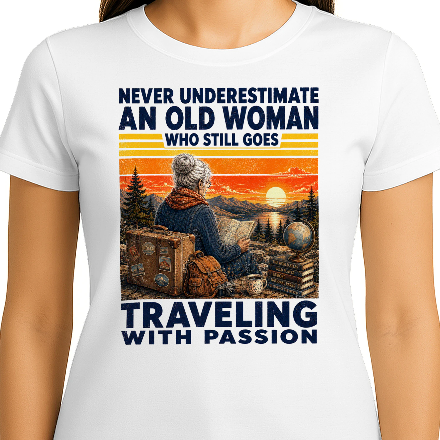 TEU1092 Woman Traveling