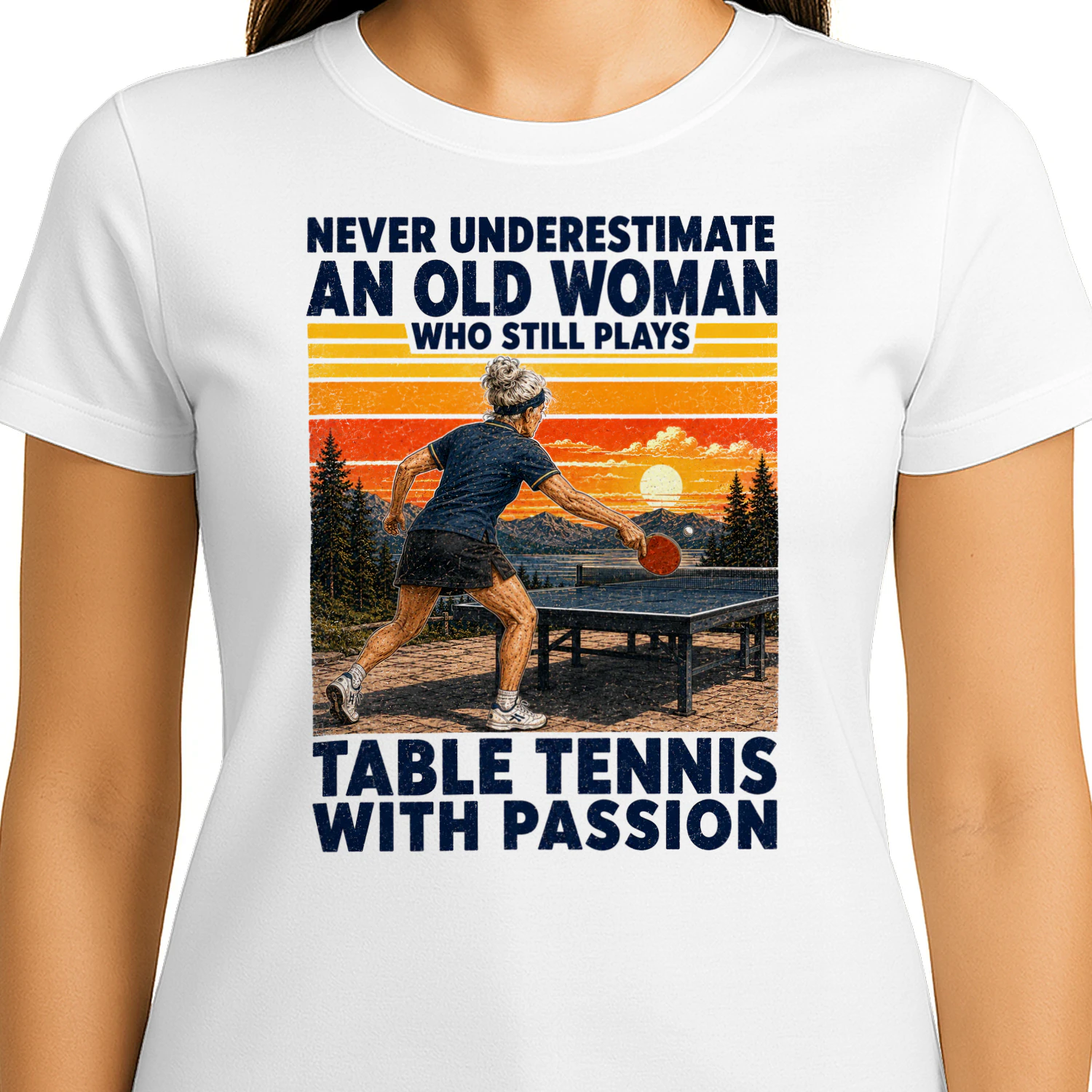 TEU1089 Woman Table Tennis