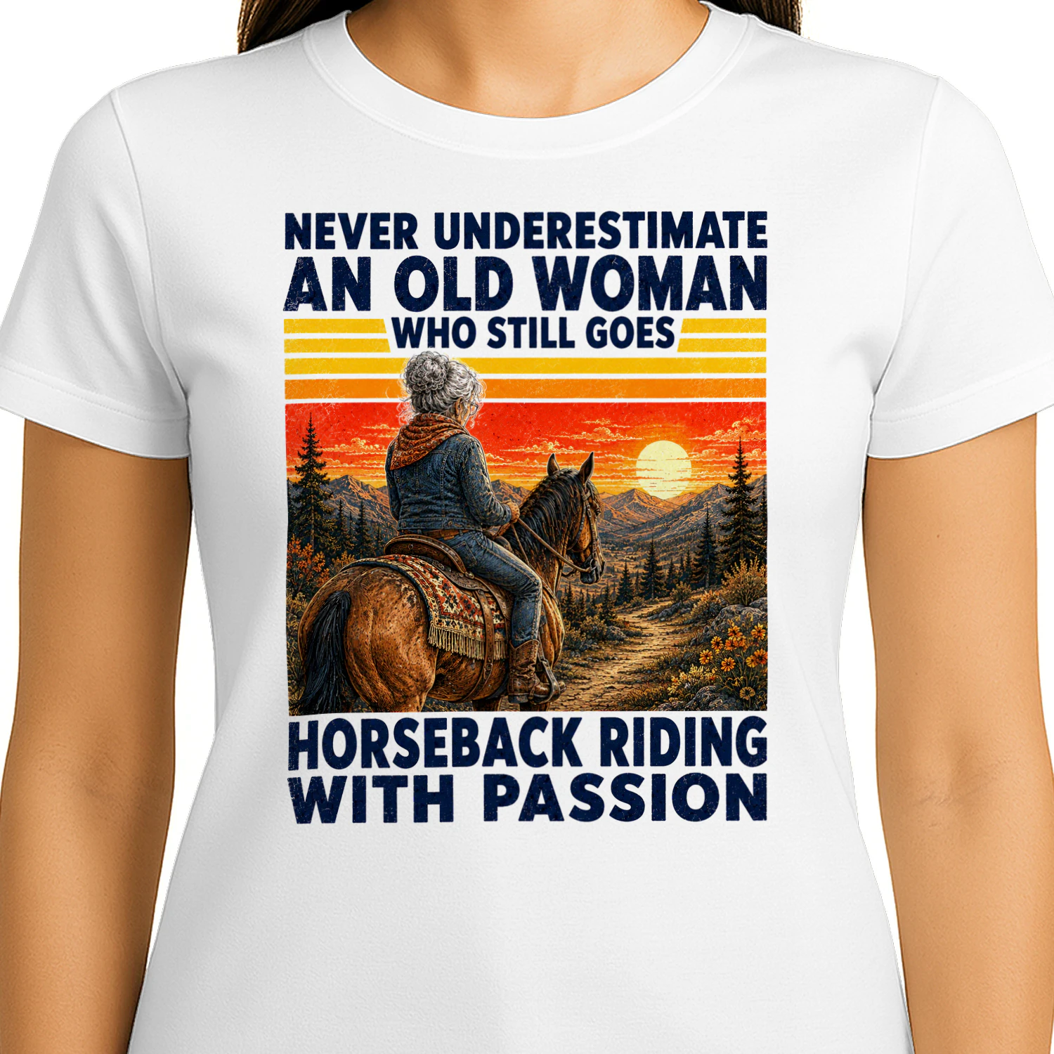 TEU1066 Woman Horseback Riding