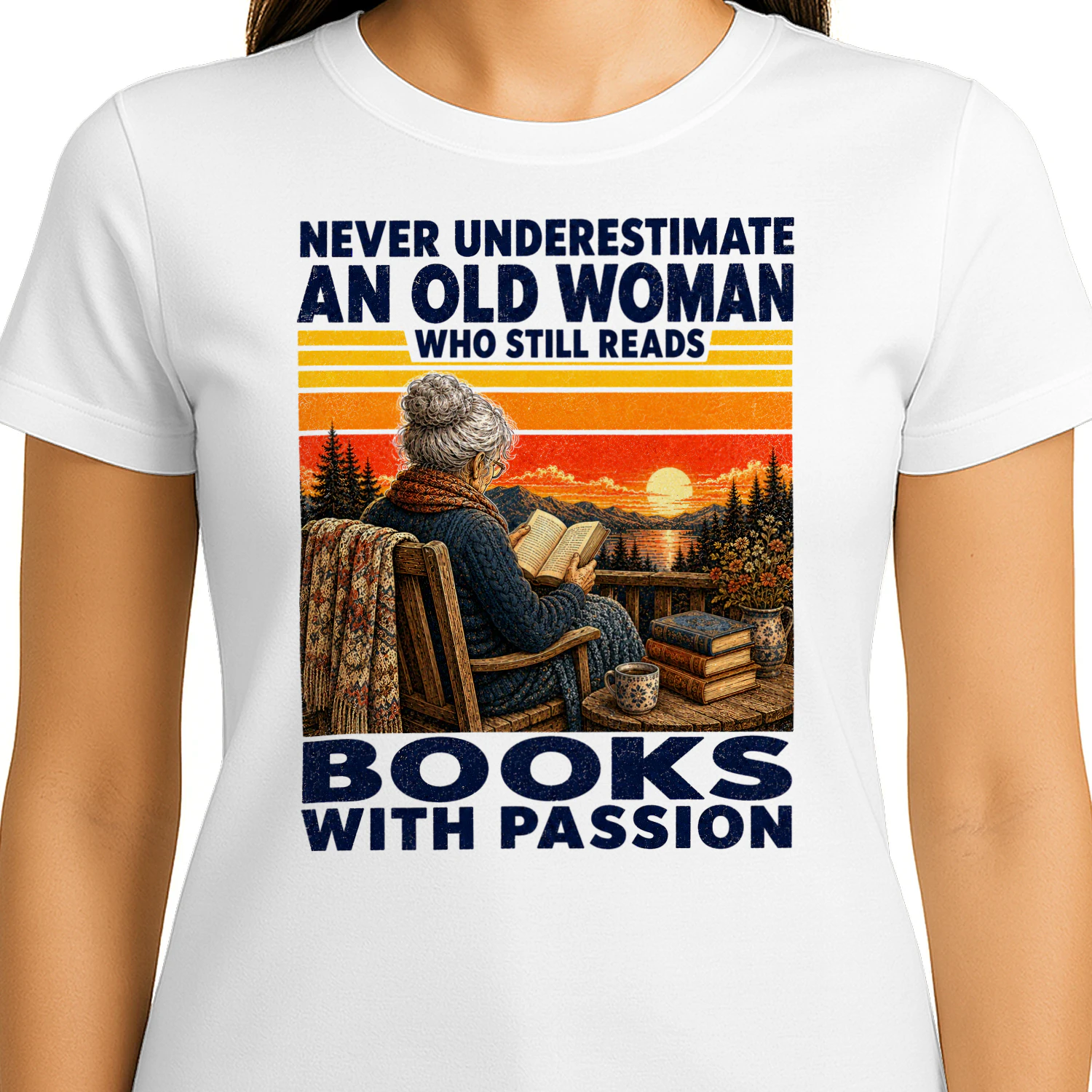 TEU1043 Woman Books