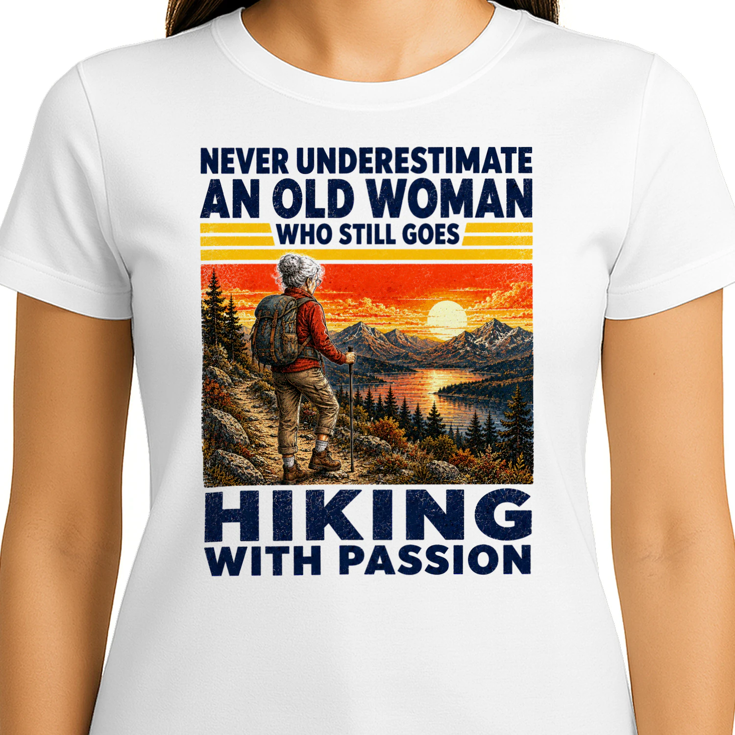 TEU1063 Woman Hiking