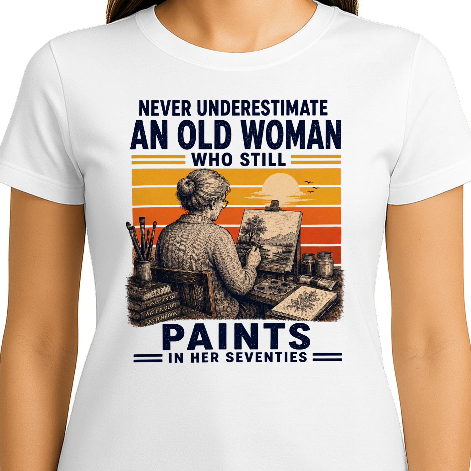 TEU0363 Woman Paints