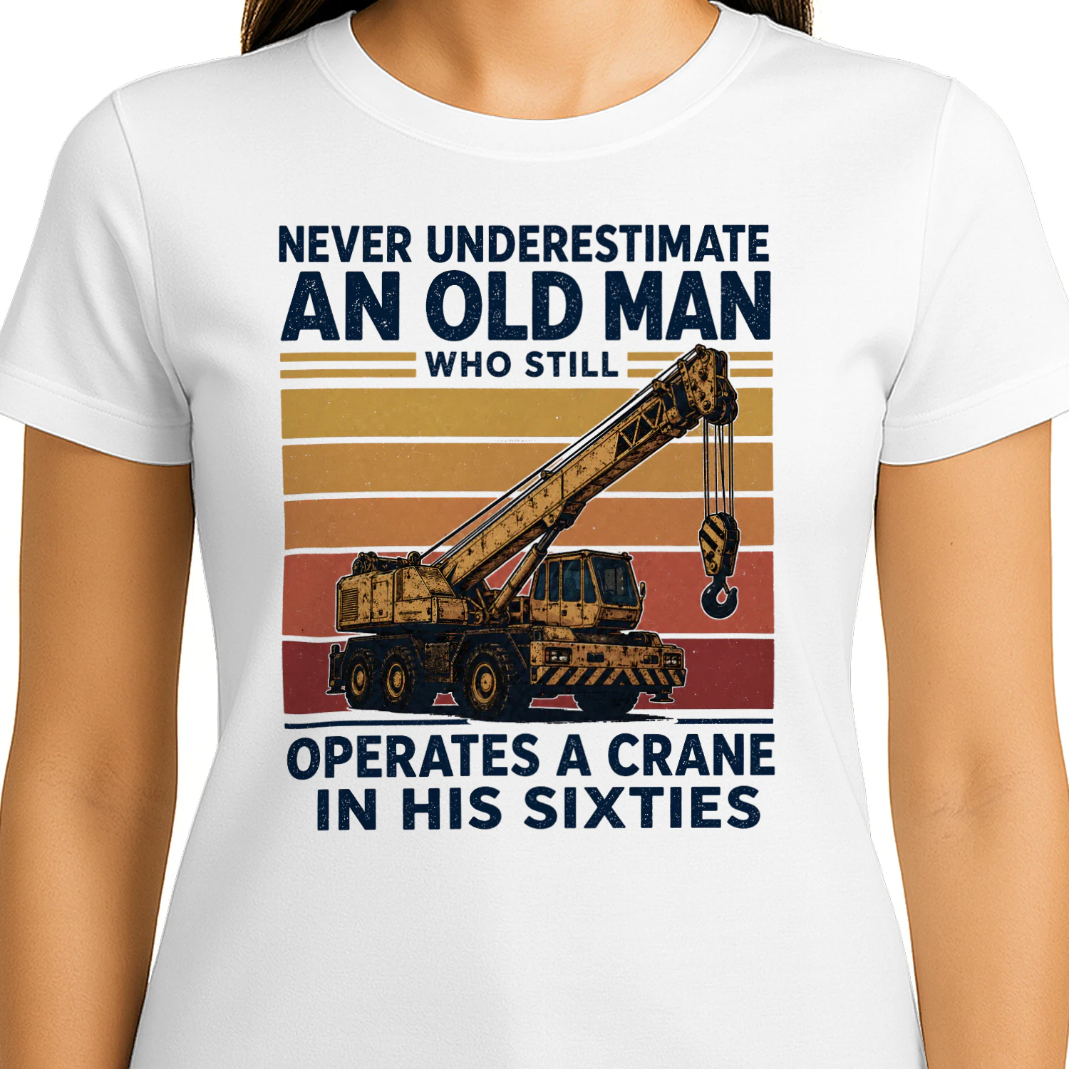 Operates A Crane