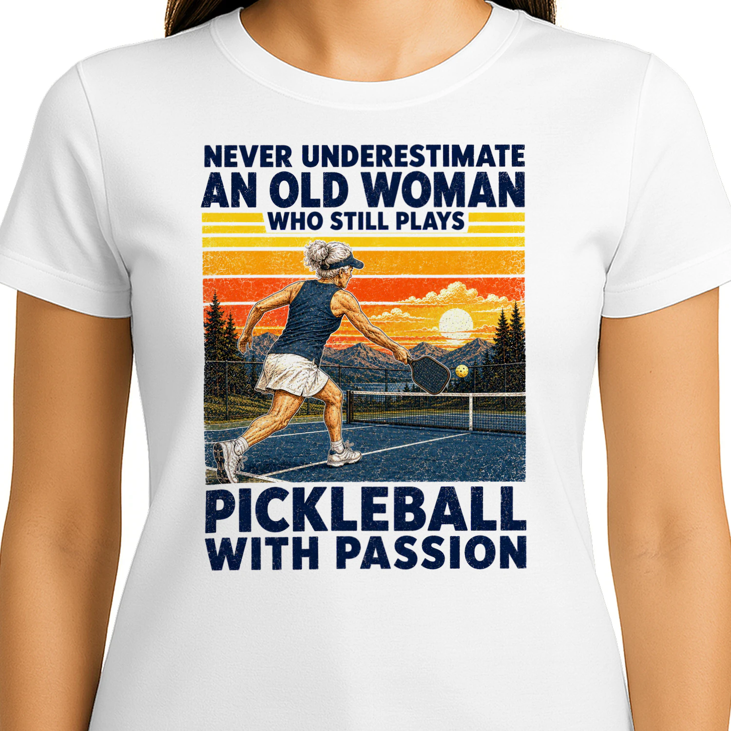 TEU1075 Woman Pickleball