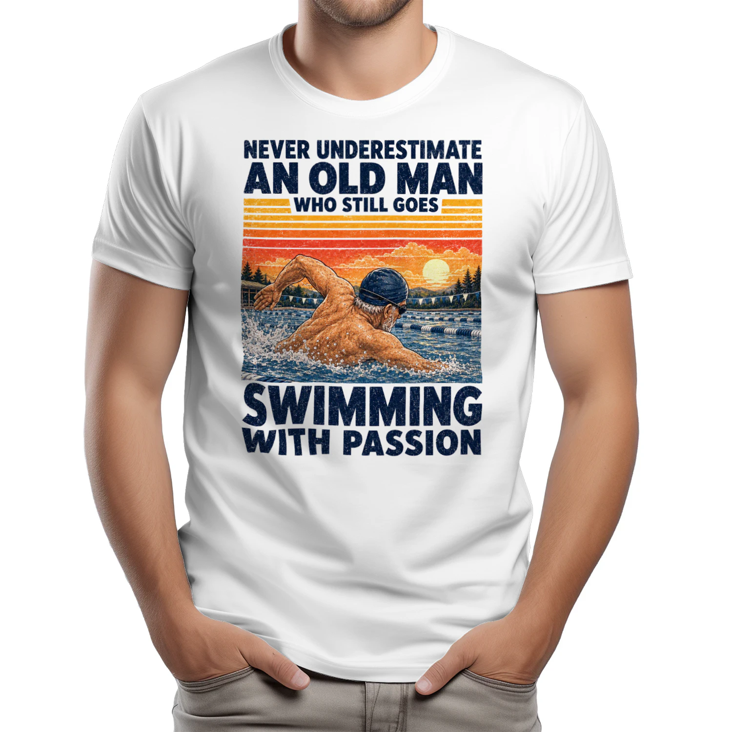 TEU1037 Man Swimming