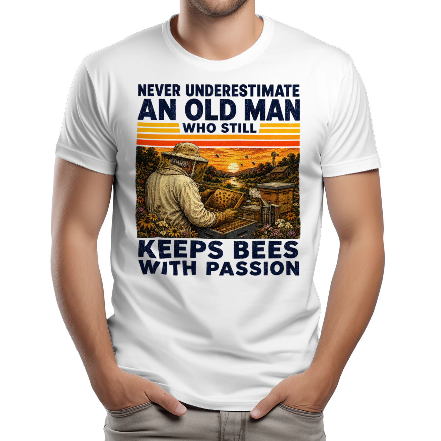 TEU1143 Man Keeps Bees