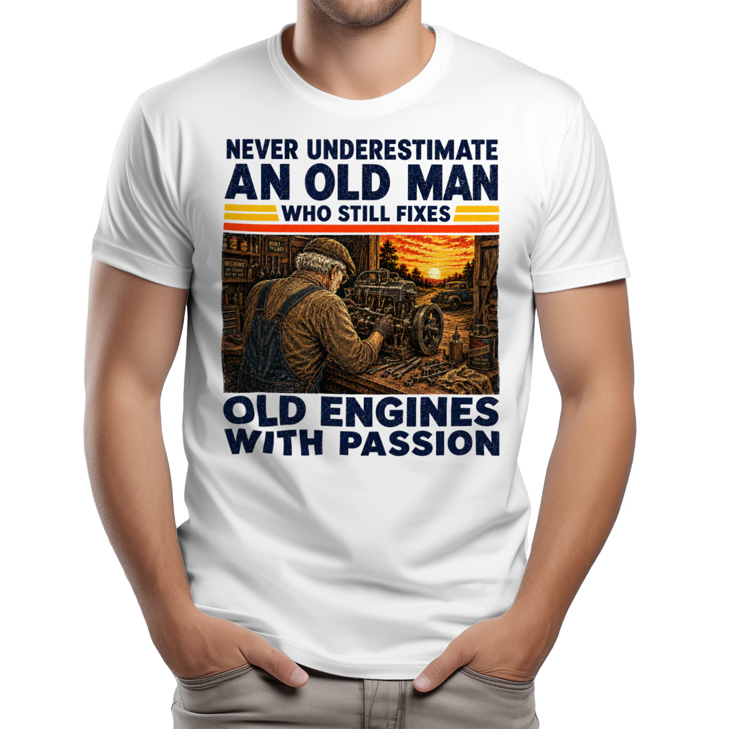 TEU1149 Man Old Engines