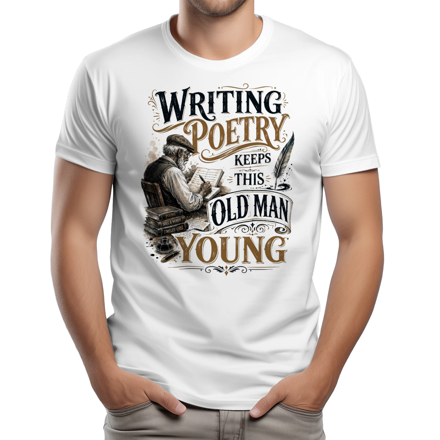 TEU0340 Writing Poetry Keeps This Old Man Young