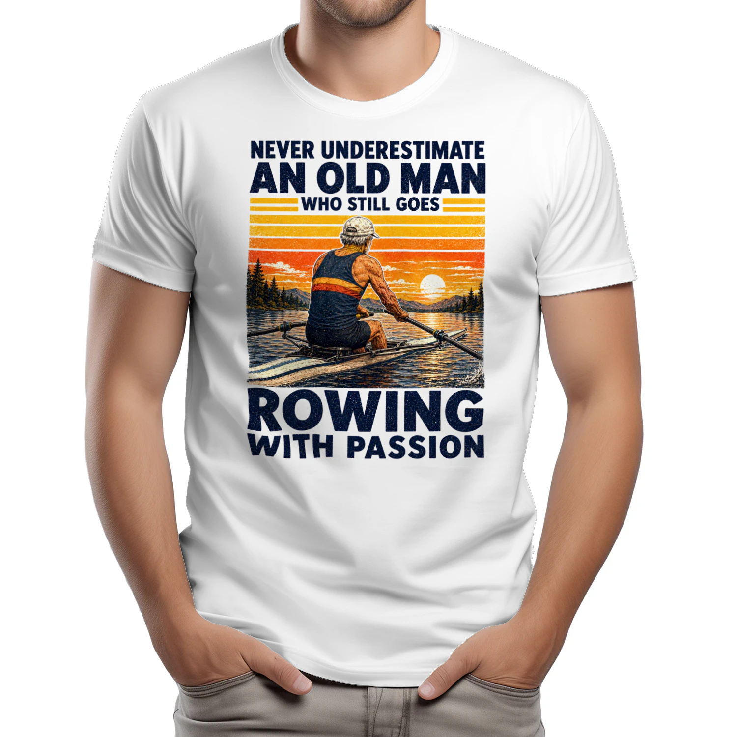 TEU1032 Man Rowing