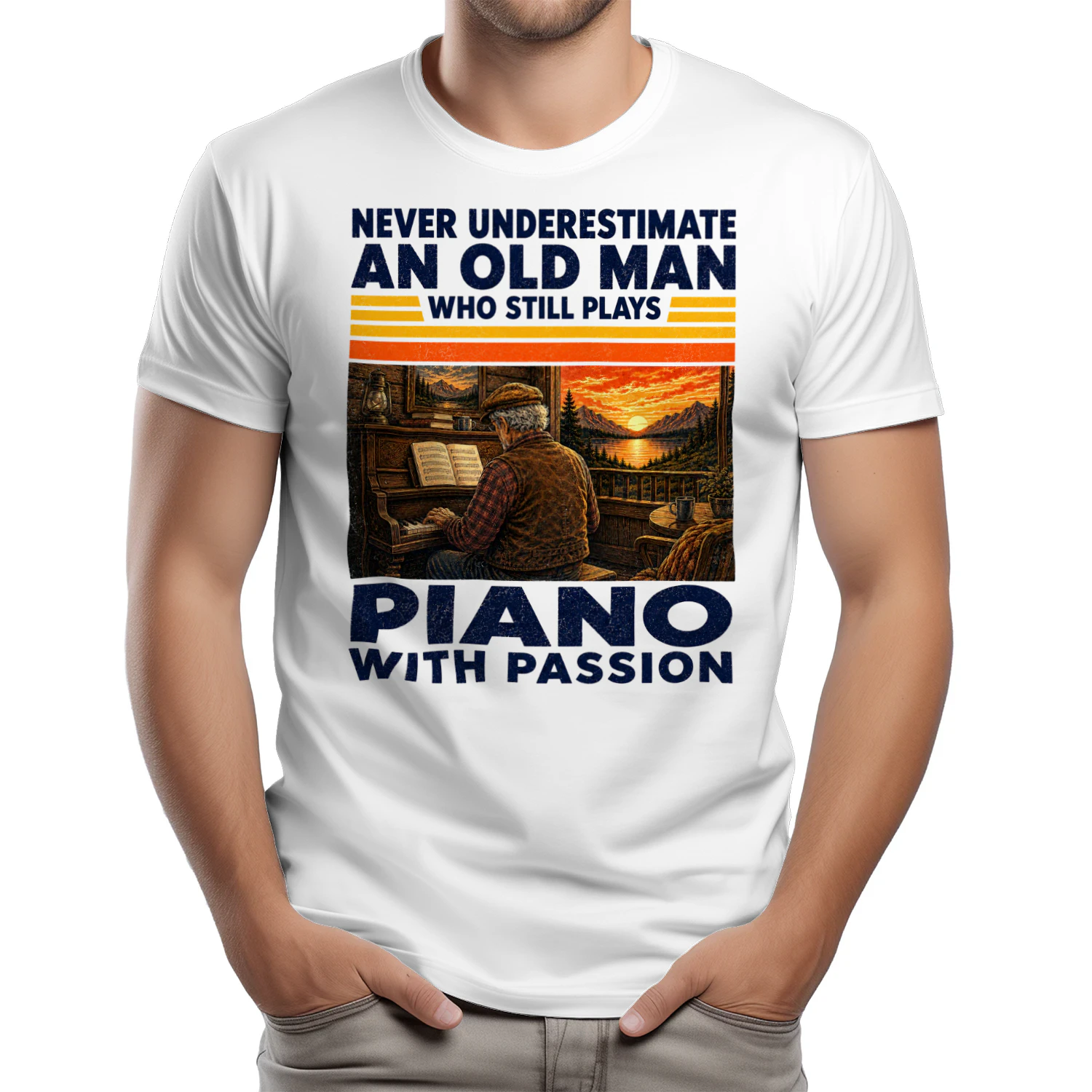 TEU1152 Man Piano