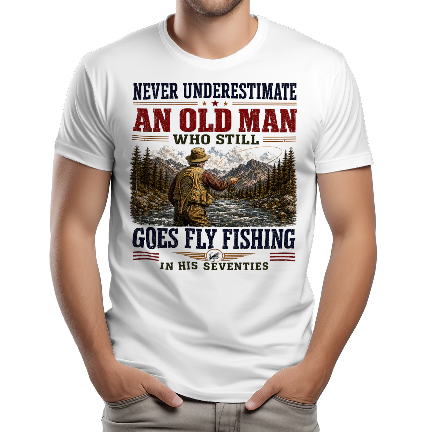Old Man Goes Fly Fishing