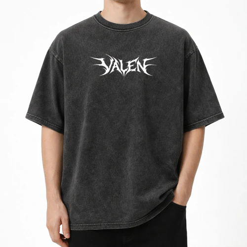 VALEN Acid Washed Oversized Tee