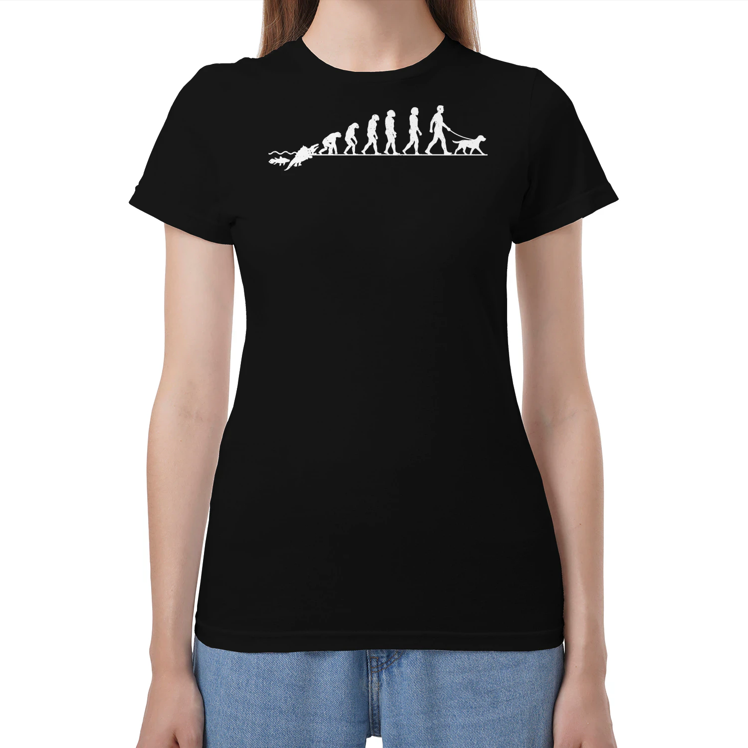 Dog Walking Evolution T-Shirt, Funny Dog Walker Gift, Dog Lover Shirt, Walking the Dog Tee