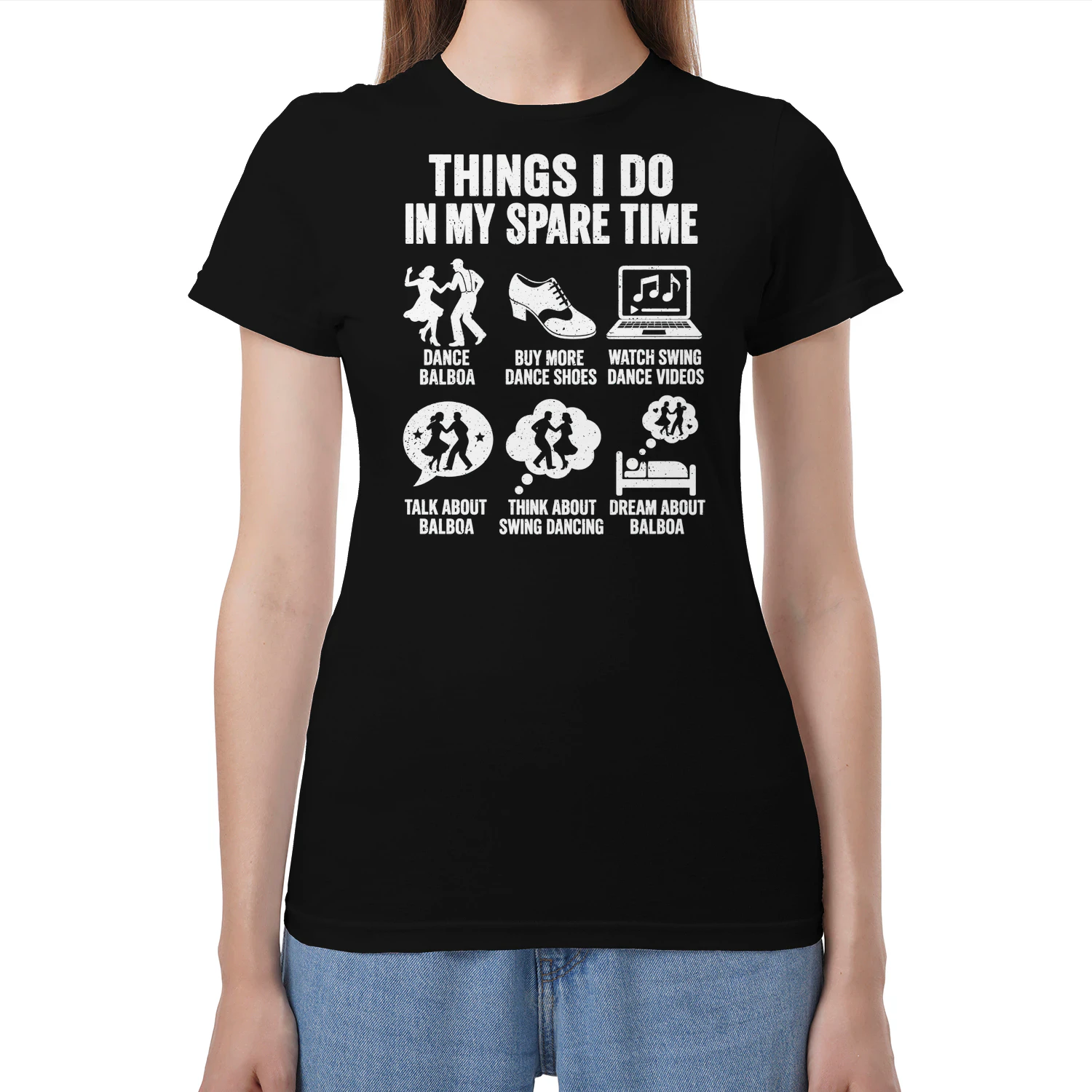 Things I Do In My Spare Time – Swing Dancing Gift for Dance Lovers 