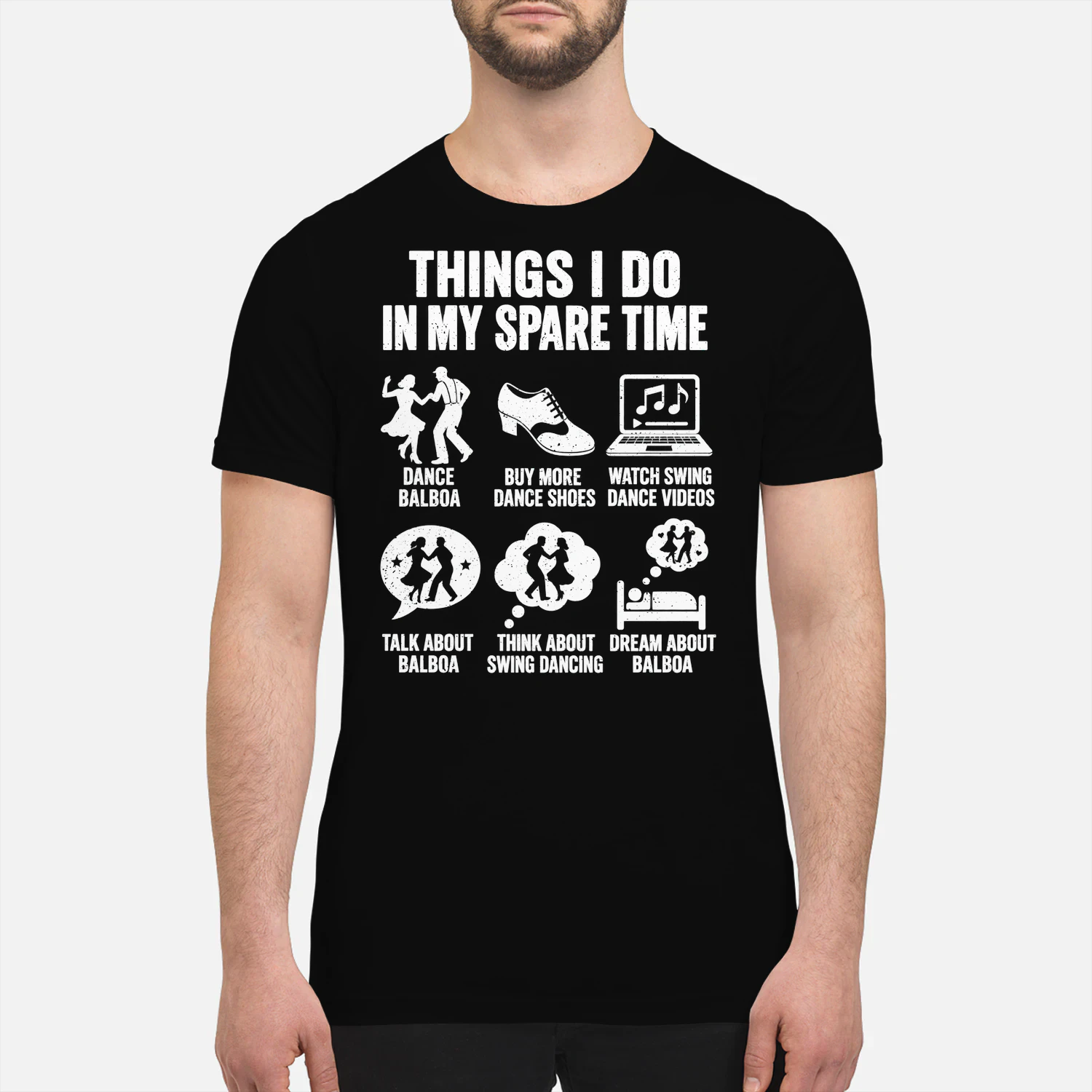 Things I Do In My Spare Time – Swing Dancing Gift for Dance Lovers 