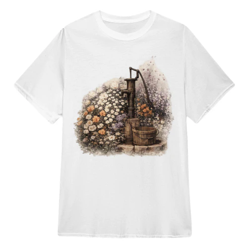 Blossoms Vintage Water Pump