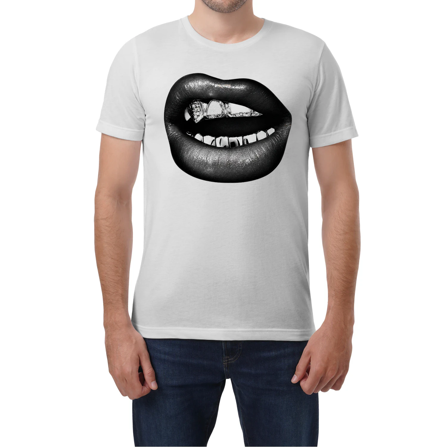 Black and White Lips