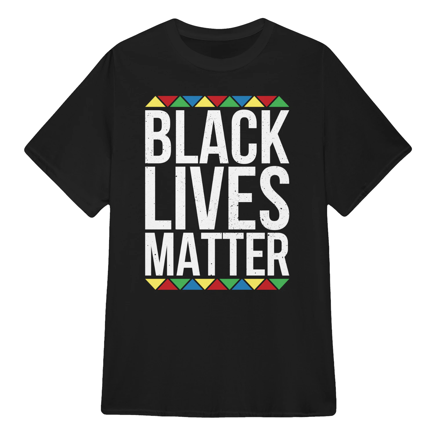Black Lives Matter Colored Triangle