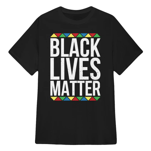 Black Lives Matter Colored Triangle