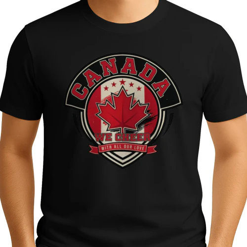 WE CHEER WITH ALL OUR LOVE CANADA
