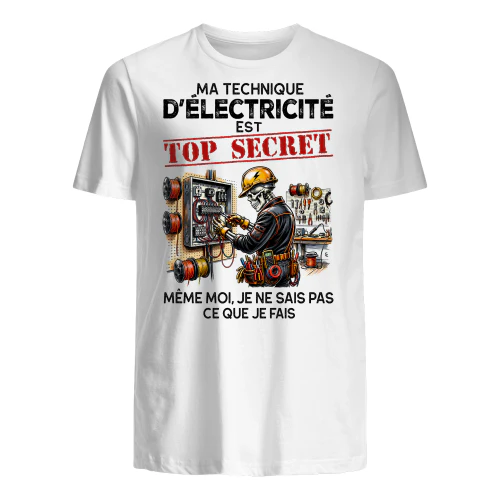 D'ÉLECTRICIEN EST TOP SECRET