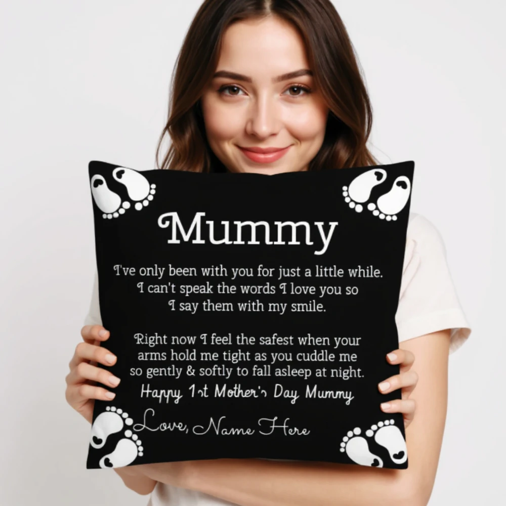 Mummy 1st Mother's Day special Customizable Cushions.