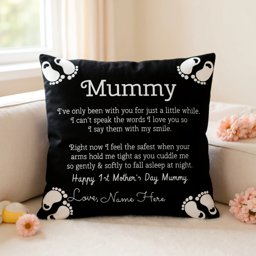 Mummy 1st Mother's Day special Customizable Cushions.