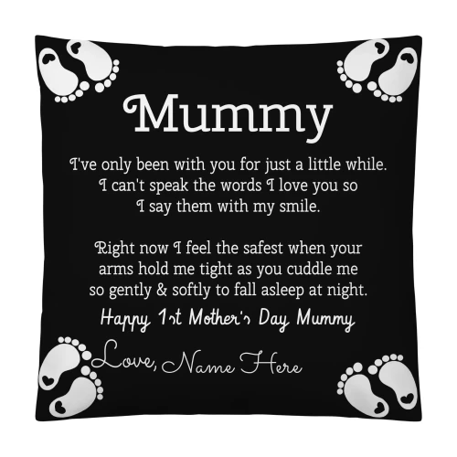 Mummy 1st Mother's Day special Customizable Cushions.