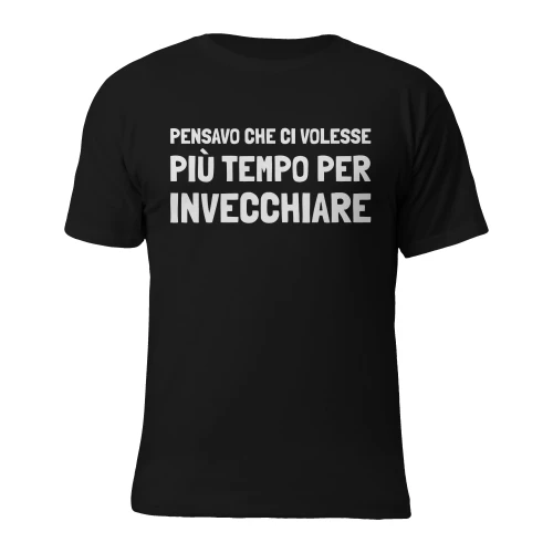 Pensavo che ci volesse più tempo per invecchiare