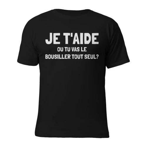 Je t'aide ou tu vas le bousiller tout seul