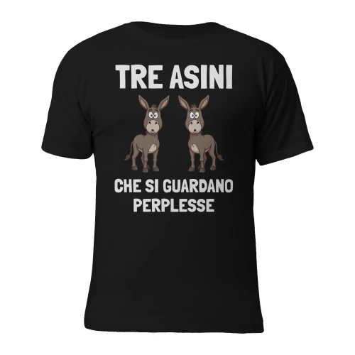Tre asini che si guardano perplessi