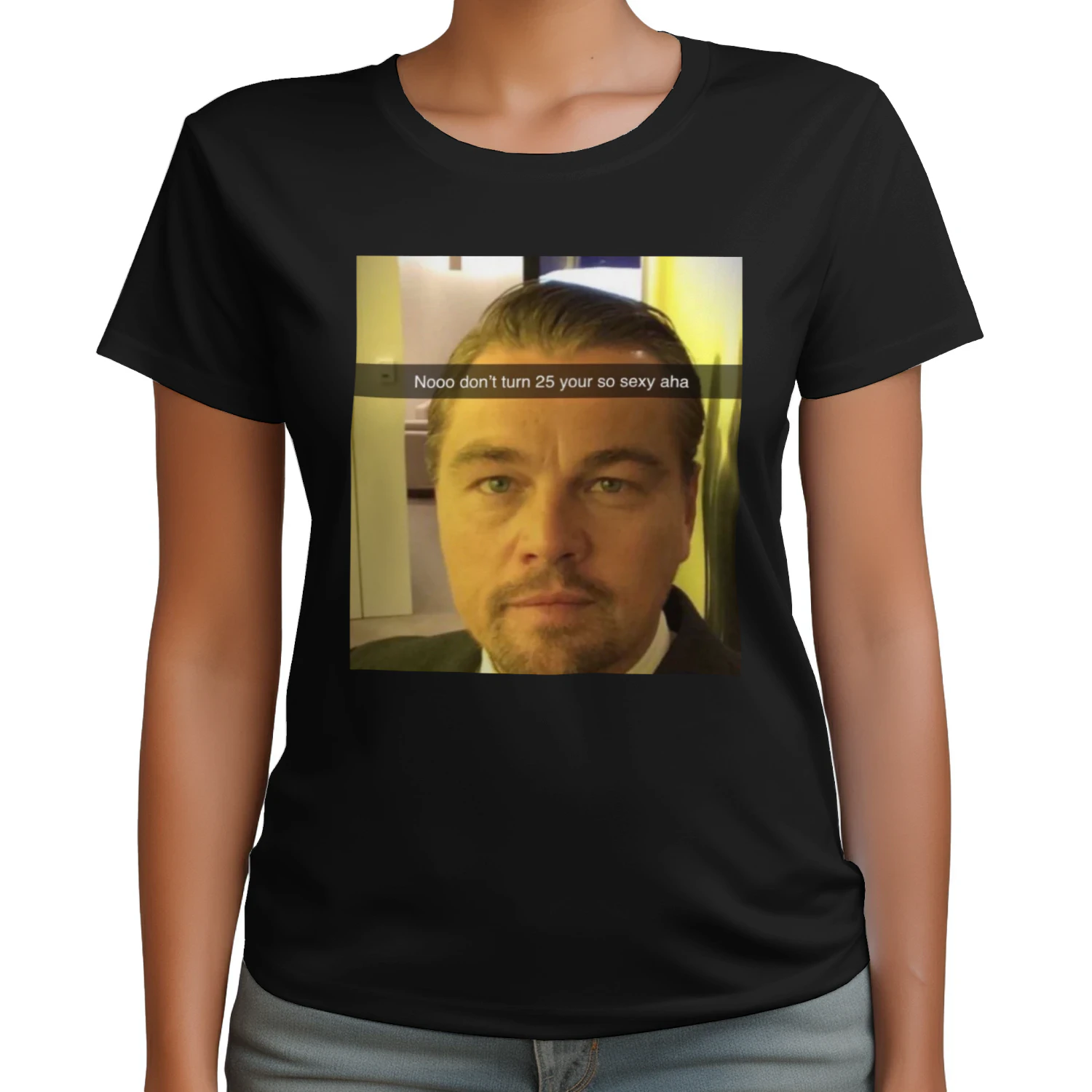 Funny Leonardo DiCaprio Meme T-Shirt - 25th Birthday Gift