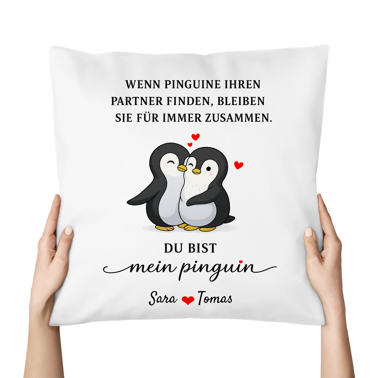 Personalisiertes Piano Spardose – Mit Pinguin Design, Weiß, Mit Gravur Für Namen/Nachricht