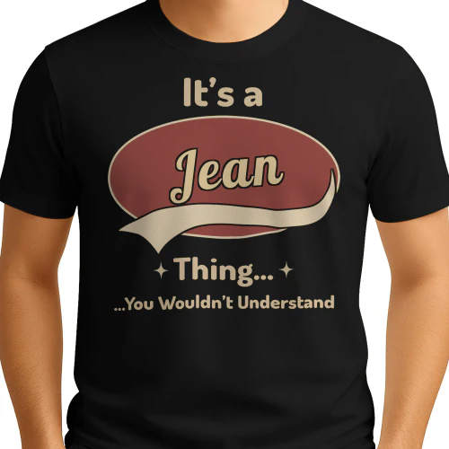 Jean Thing Personalized Retro Shirt