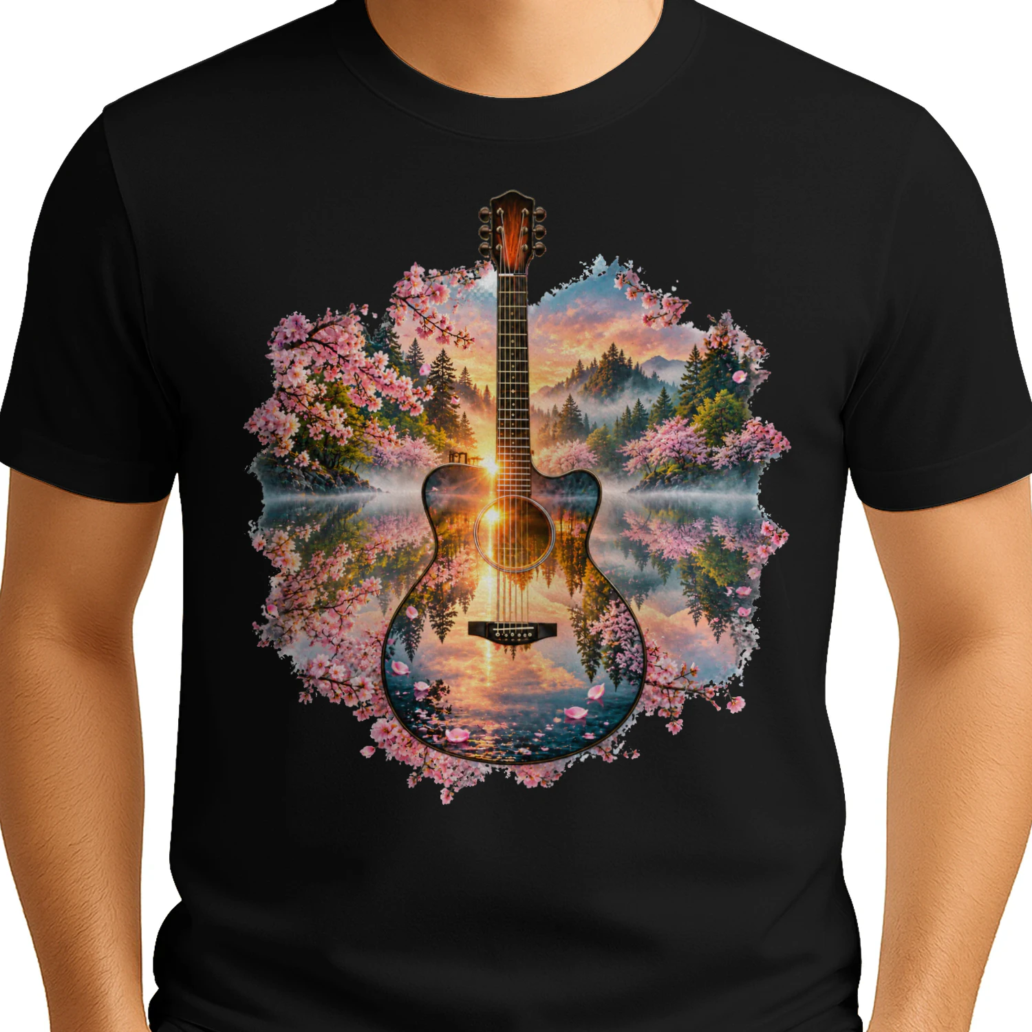 Guitar Cherry Blossom