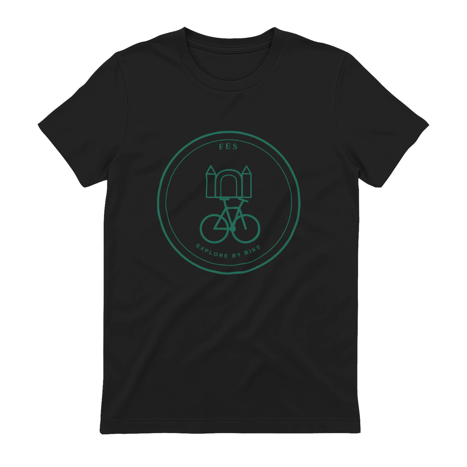 Fes Cycling T-Shirt – Retro Bike Badge