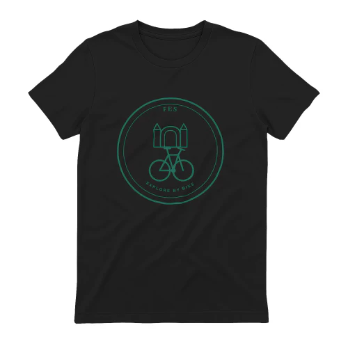 Fes Morocco Cycling T-Shirt - Retro Bike City Badge Tee /fes-morocco-cycling-t-shirt