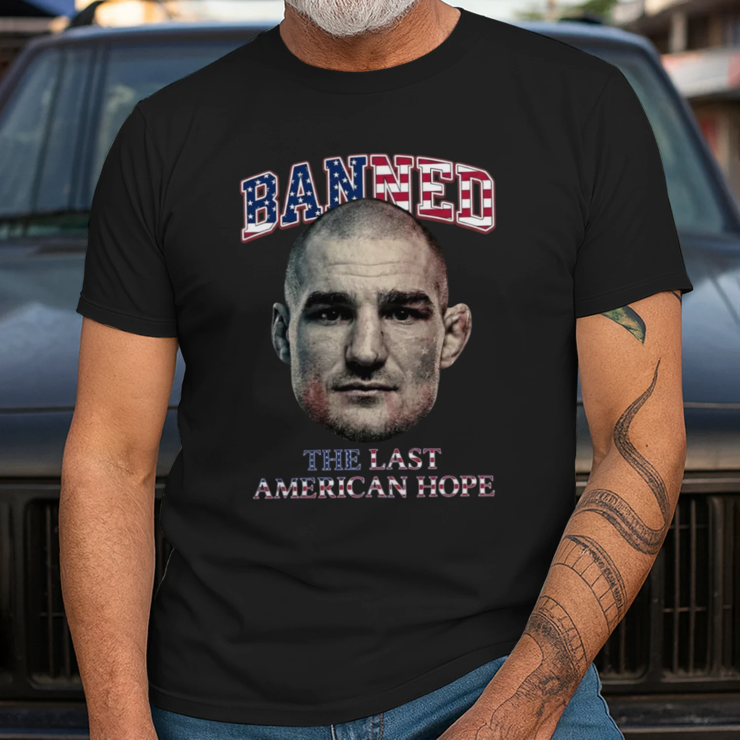 Sean Strickland "Banned" – The Last American Hope Classic Men's T-shirt