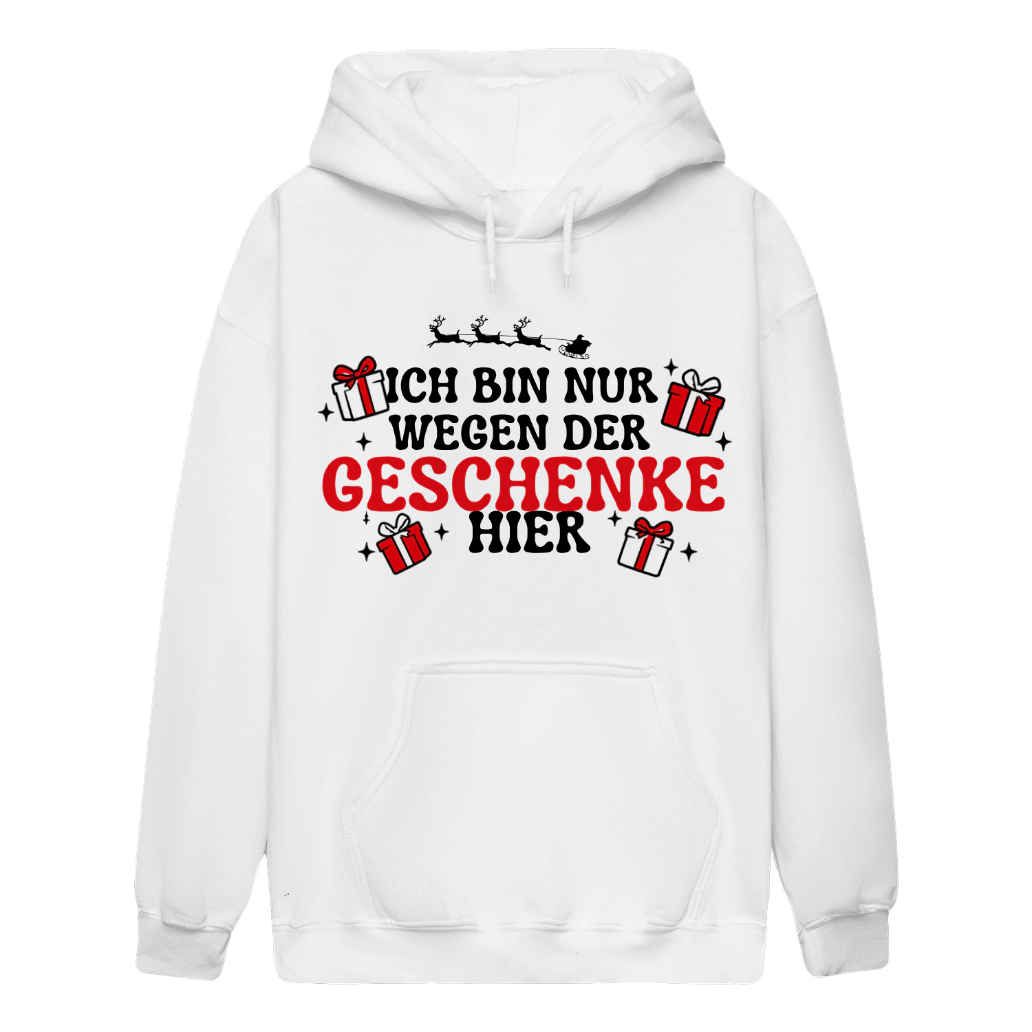 Ich bin nur wegen der Geschenke hier
