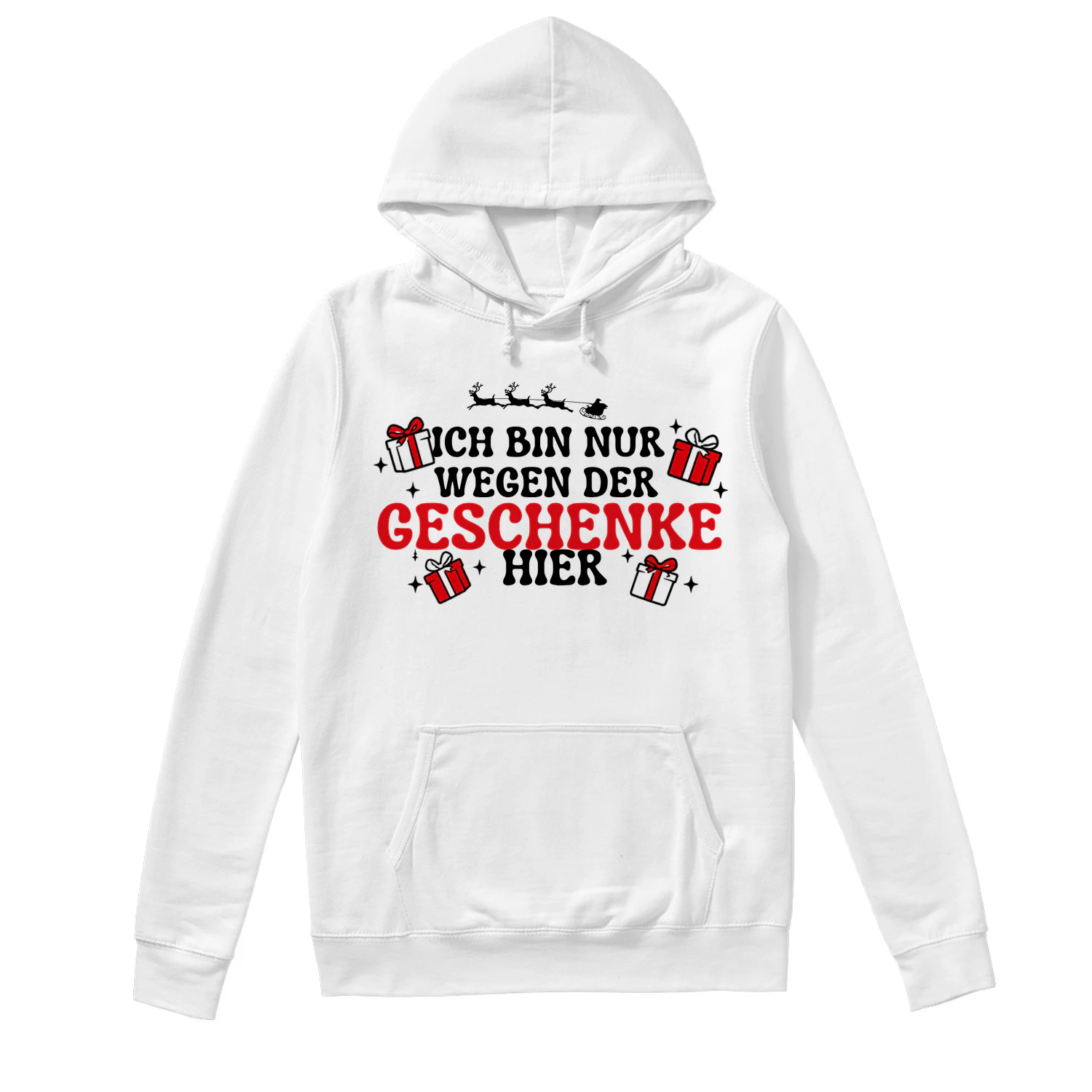 Ich bin nur wegen der Geschenke hier