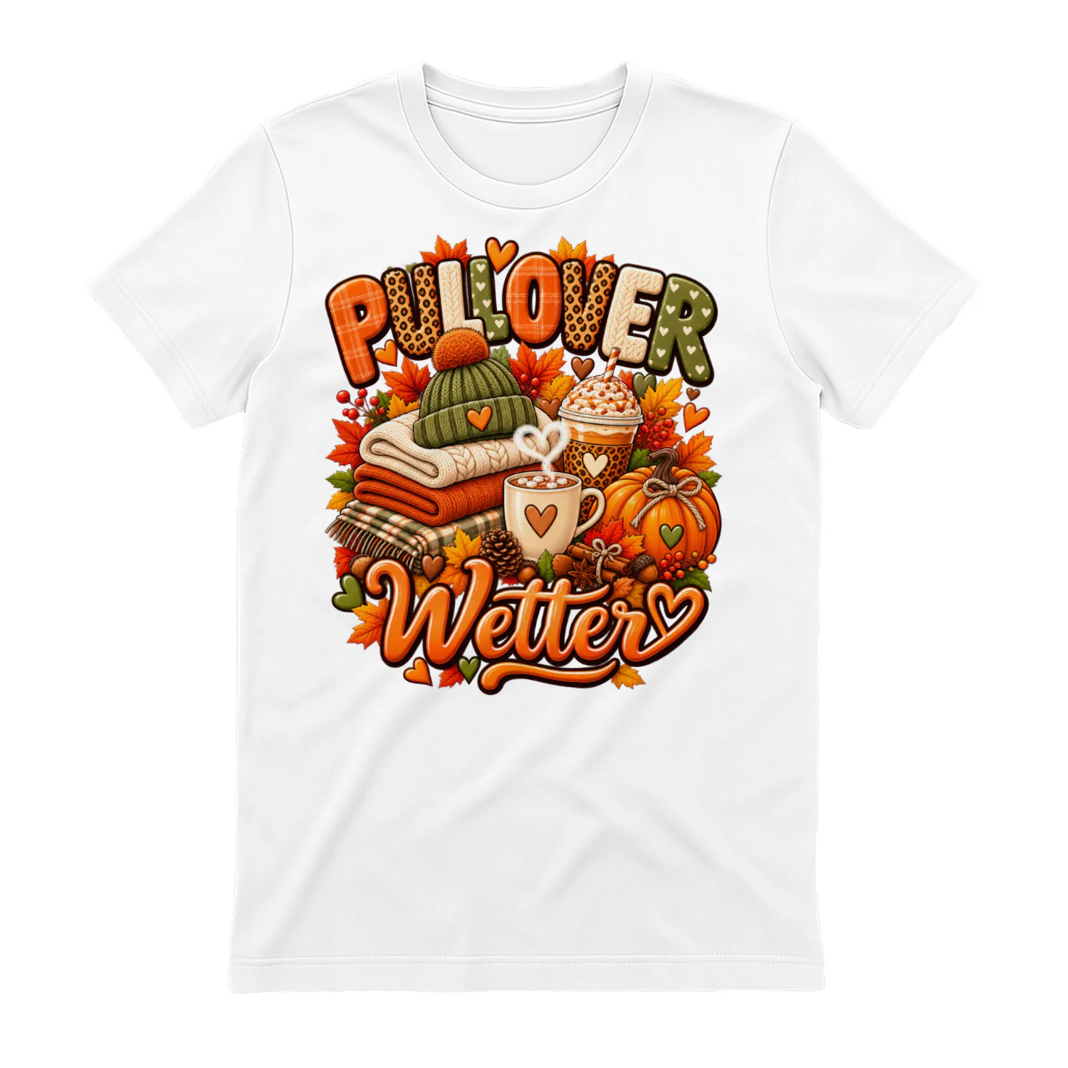 Pullover Wetter – Gemütliches Herbst Kaffee Design