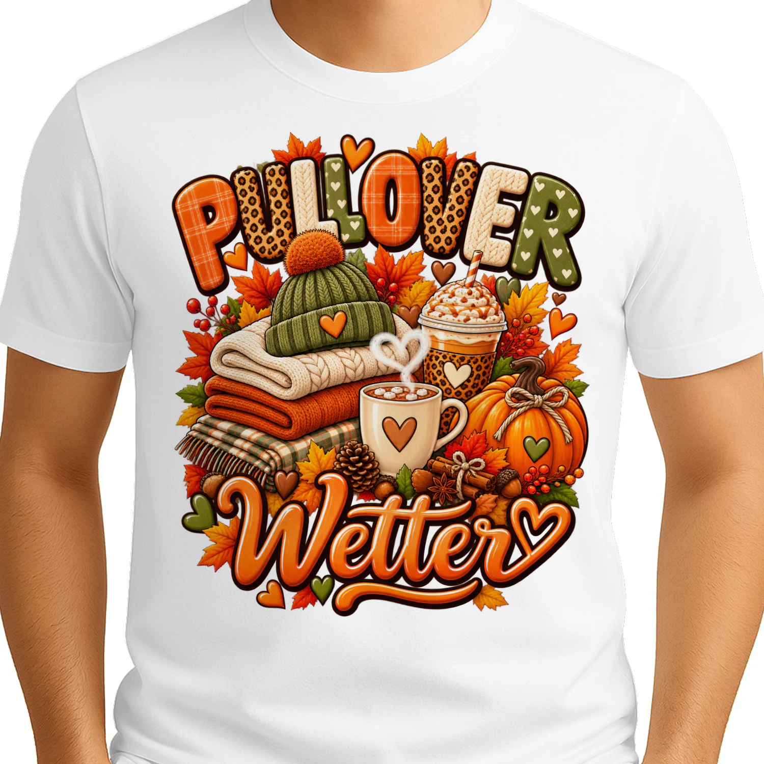 Pullover Wetter – Gemütliches Herbst Kaffee Design