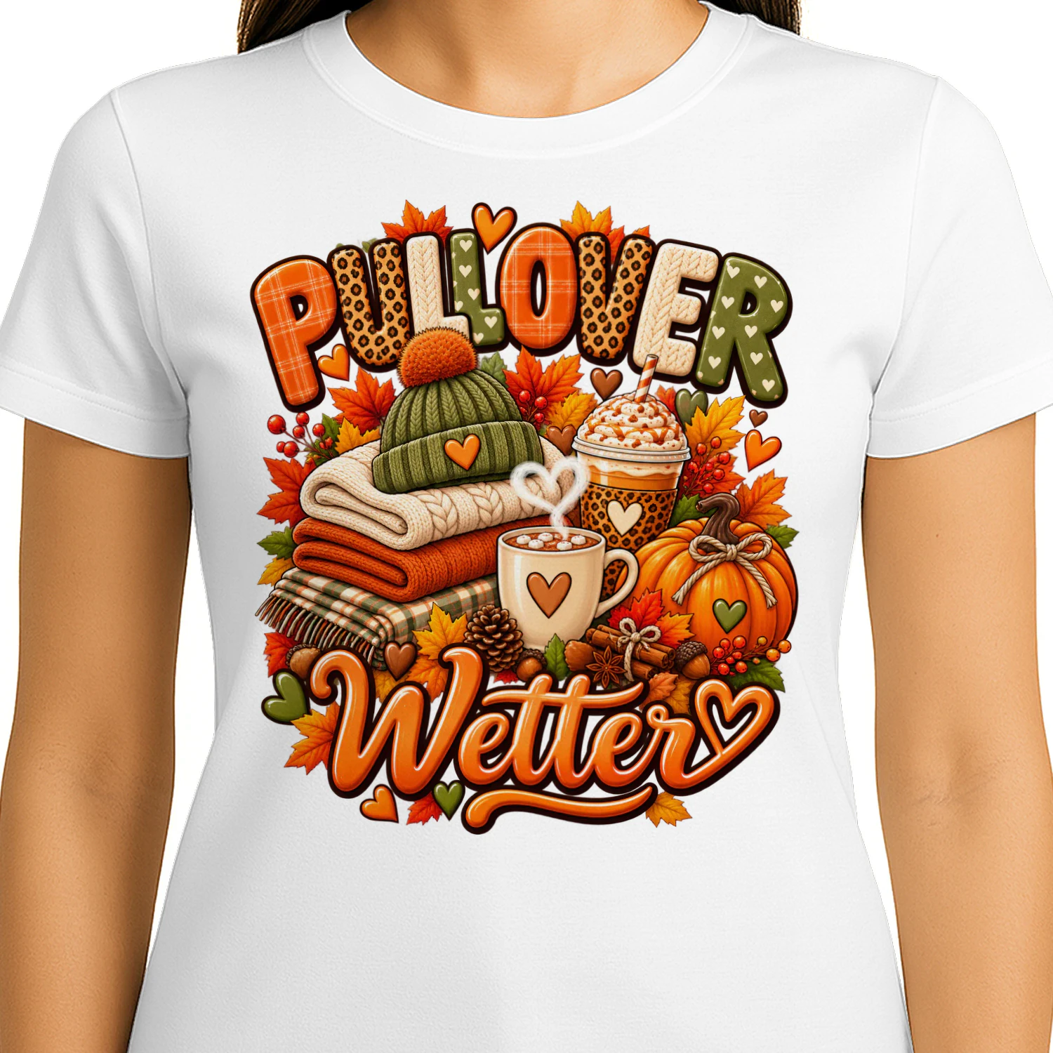 Pullover Wetter – Gemütliches Herbst Kaffee Design