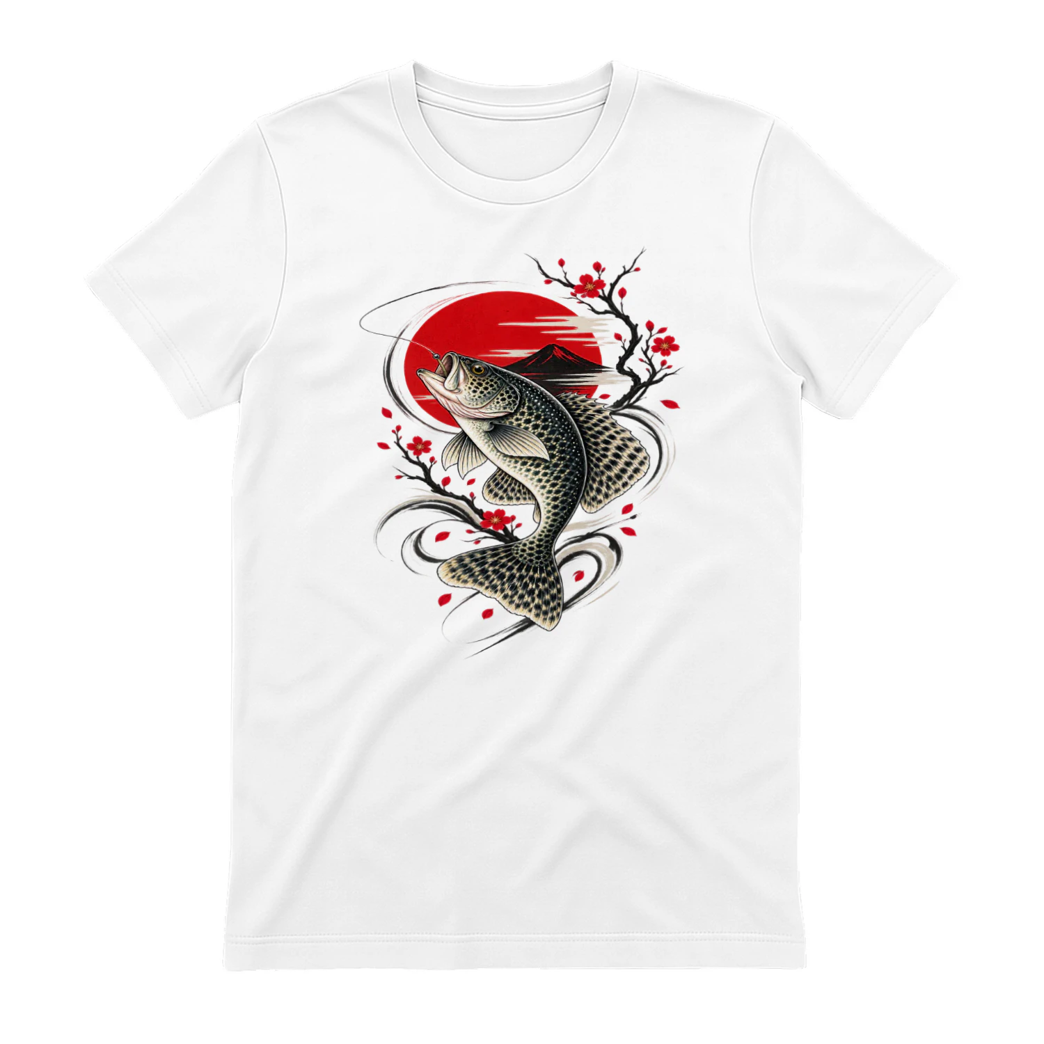 Crappie Fishing T-Shirt – Crappie Fisherman & Angler Design