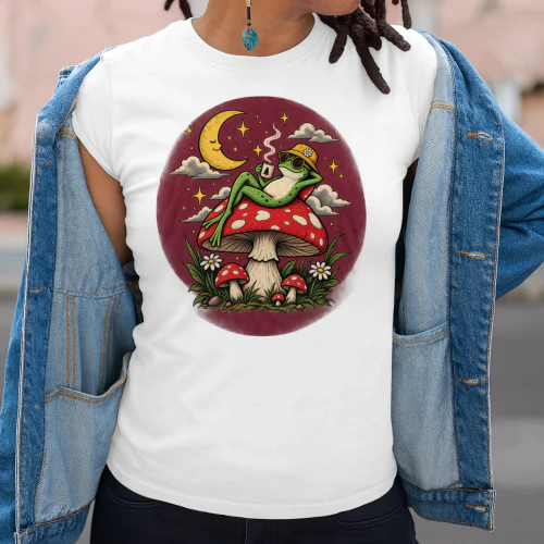 Cool Frog Mushroom Vintage Collection