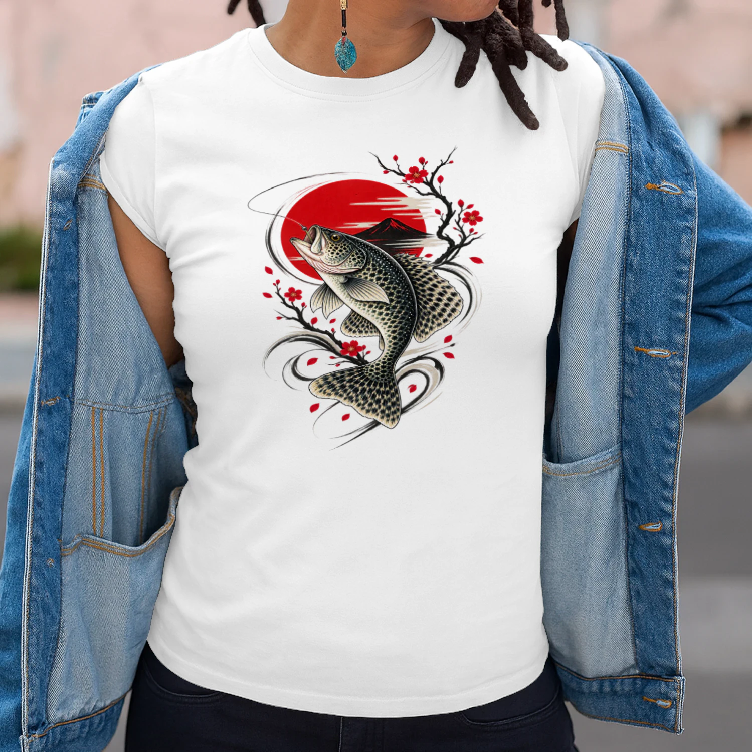 Crappie Fishing T-Shirt – Crappie Fisherman & Angler Design