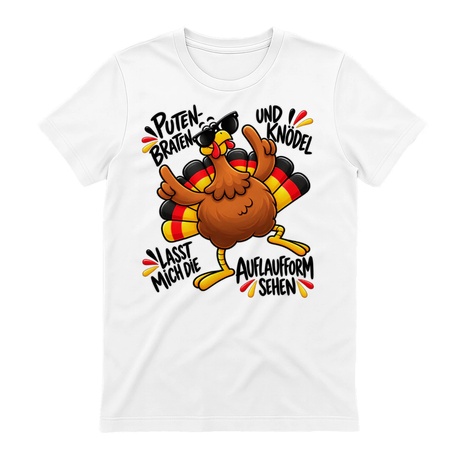 Funny German Thanksgiving Turkey Putenbraten & Knödel Shirt